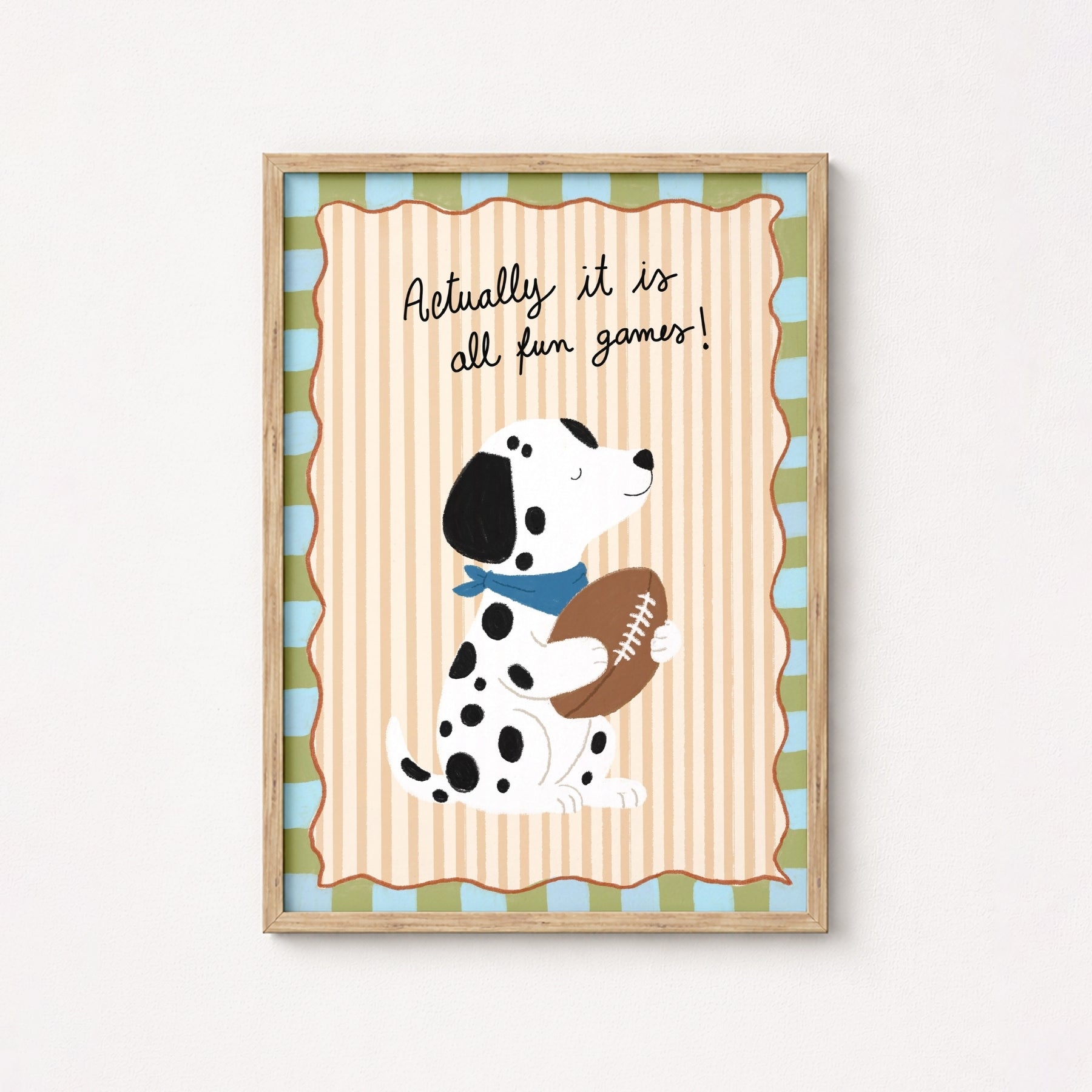Whimsical Dalmatian Wall Art