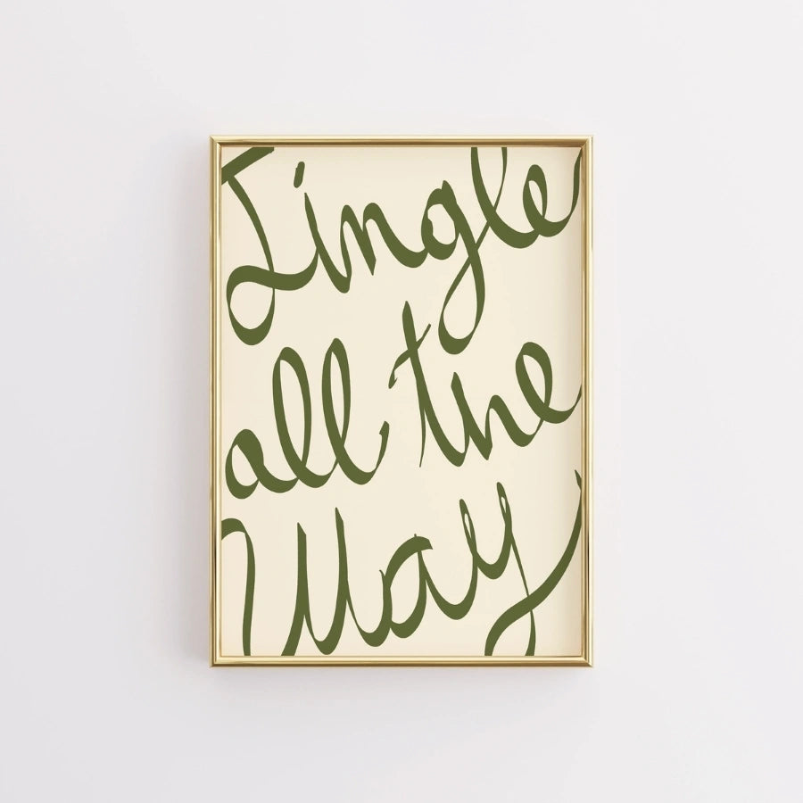 Jingle All The Way Wall Art