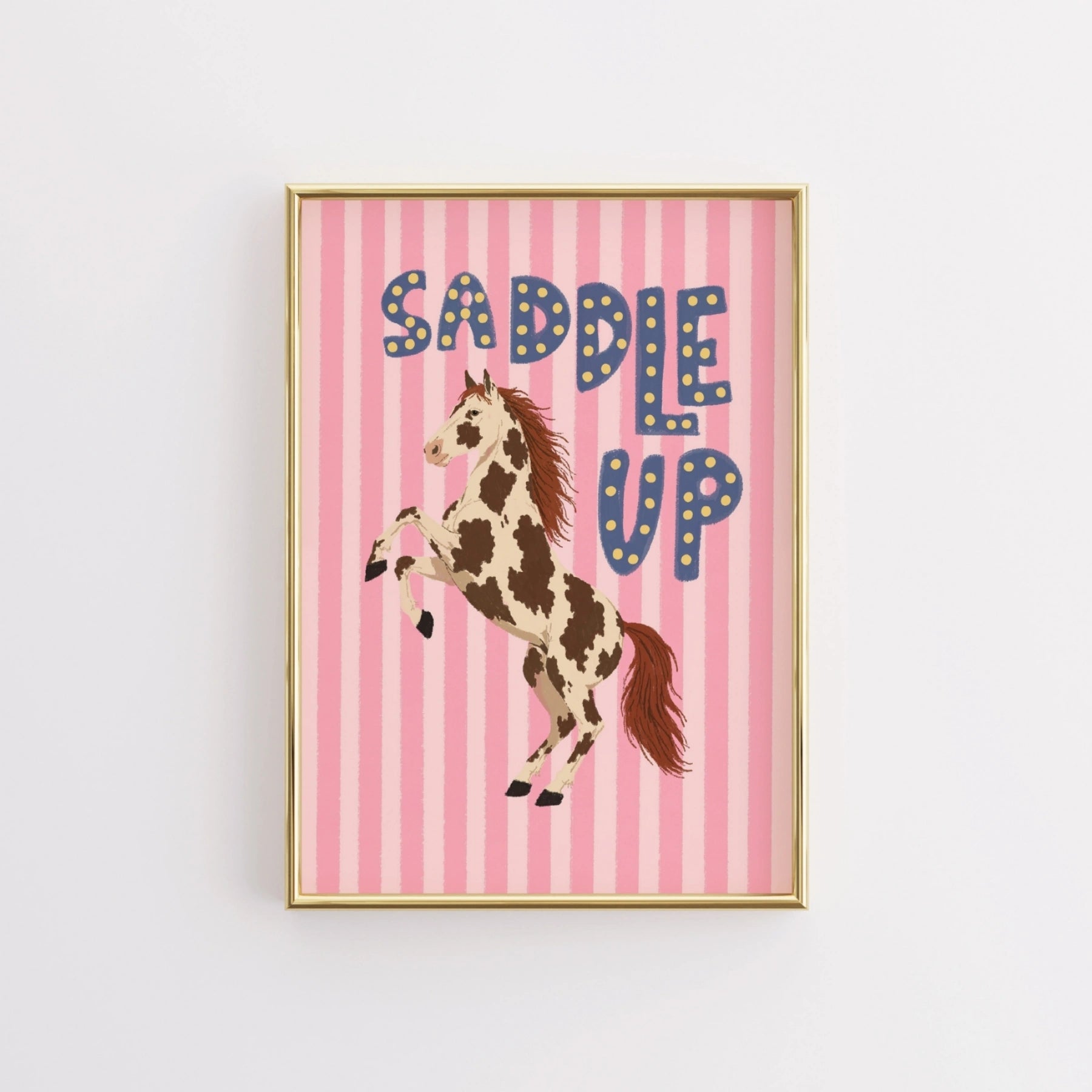 Saddle Up Horse Wall Art