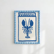 Blue Lobster – Coastal Wall Art