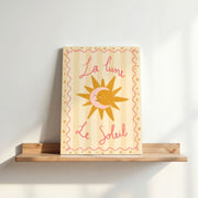 La Lune La Soleil – Nursery & Kids Canvas Wall Art