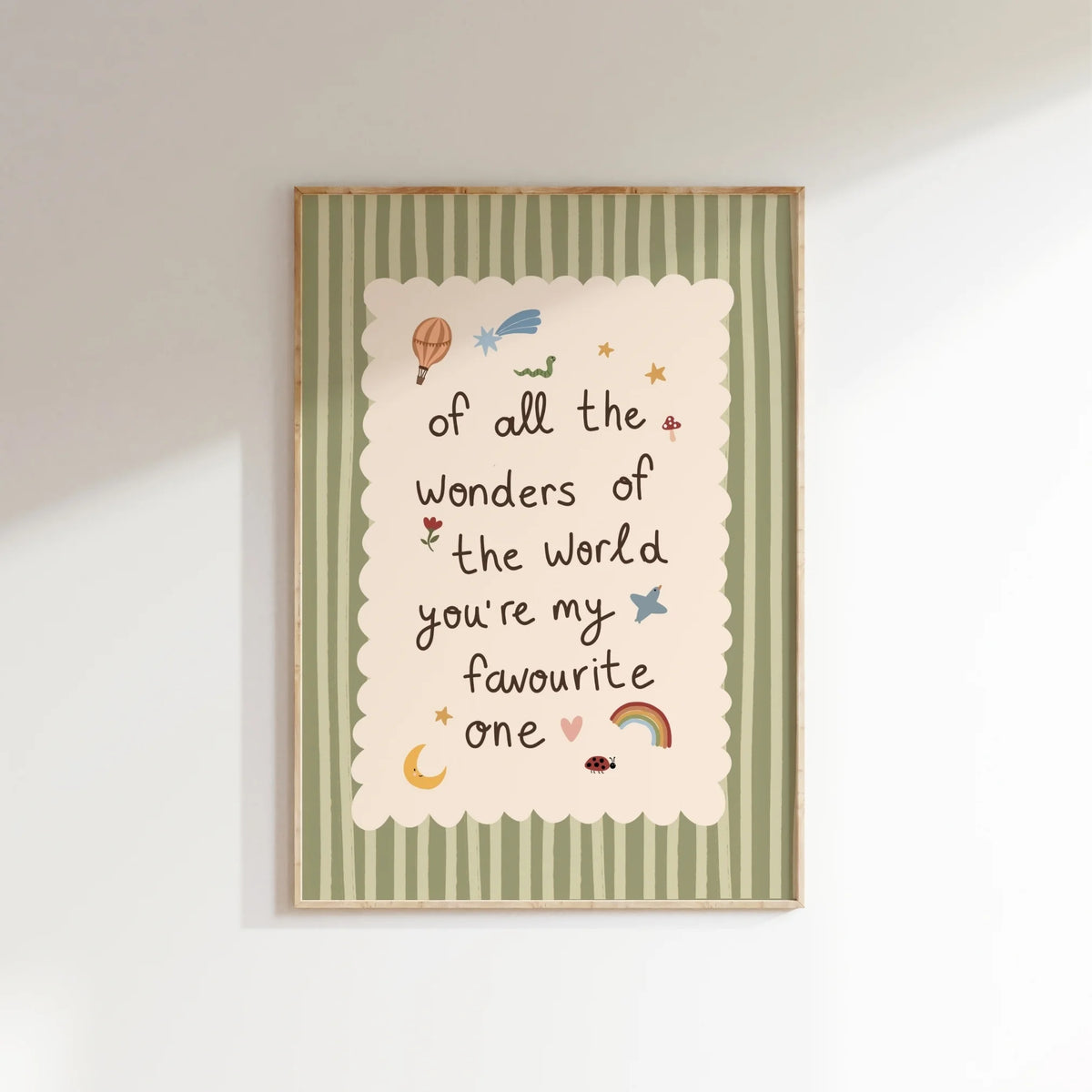 You're My Favourite One – Plakat do pokoju dziecięcego