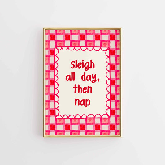 Retro Holiday Print