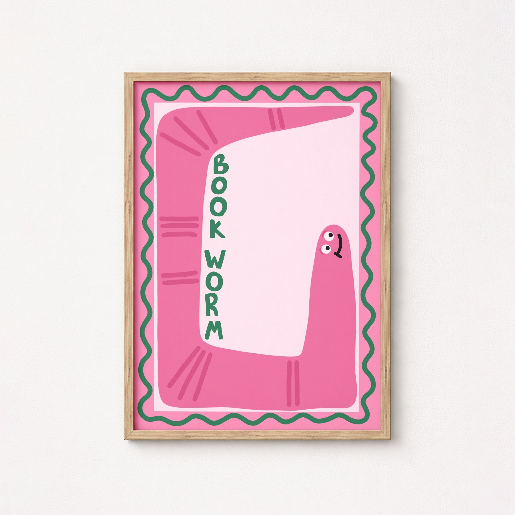 Bookworm - Funny Bookish Print