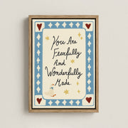 You Are Fearfully and Wonderfully Made – Nursery & Kids Canvas Wall Art