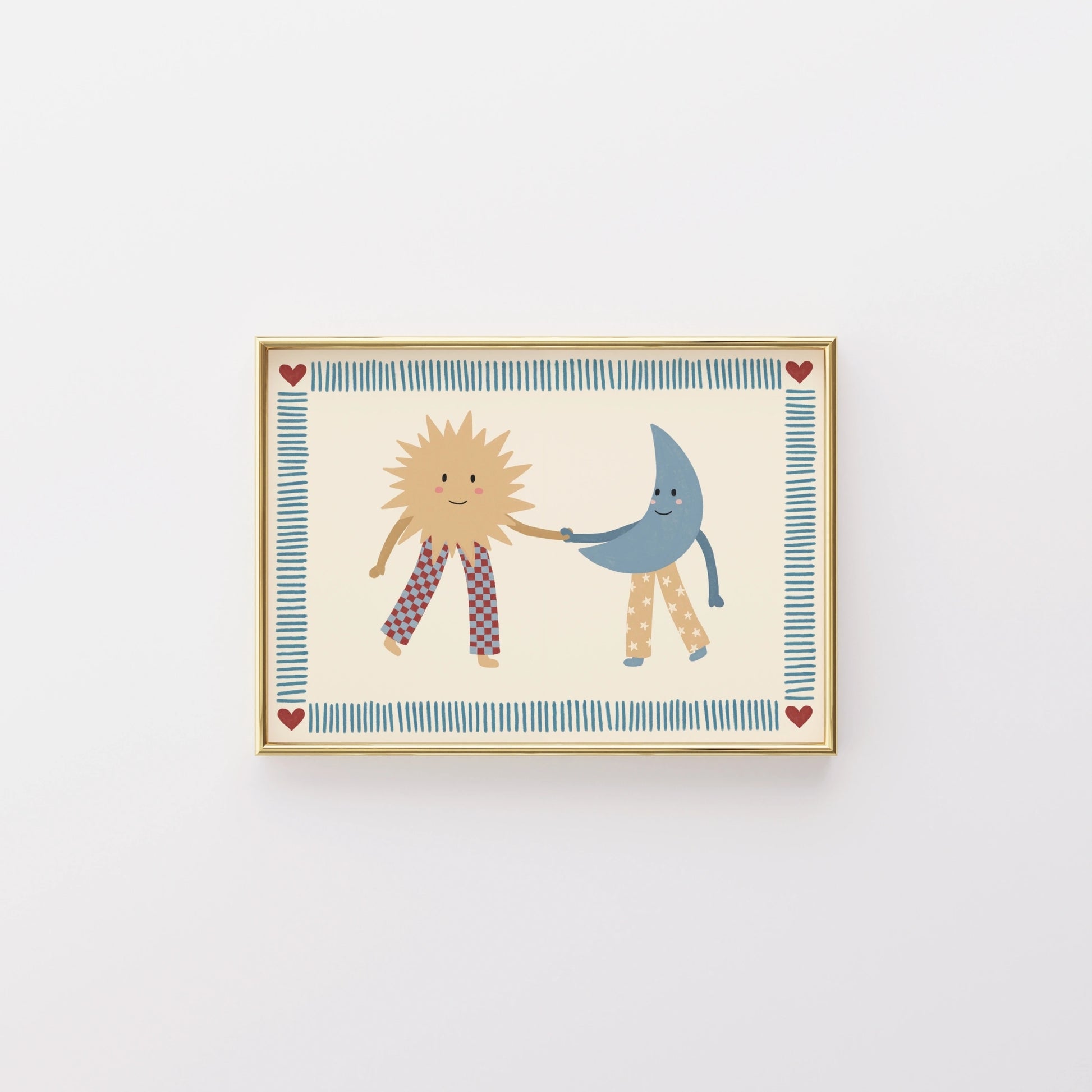 Sun And Moon Nursery Wall Art