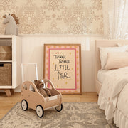 Twinkle Twinkle Girl Room - Arte de pared para bebés y niños