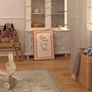 Twinkle Twinkle Girl Room - Arte de pared para bebés y niños