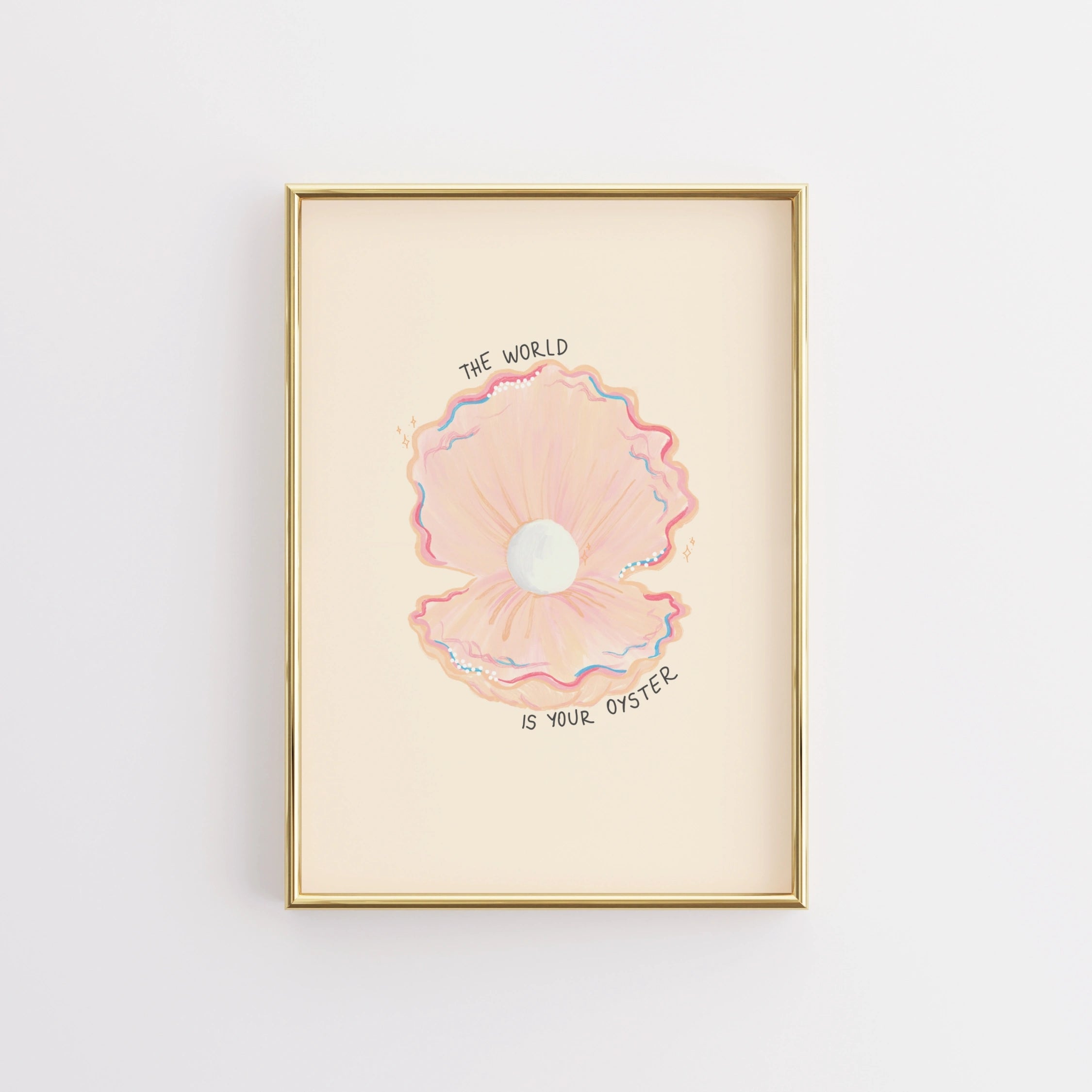 Affiche tendance d'été sur le thème de la côte