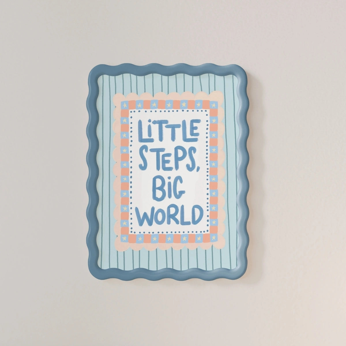 Little Steps Big World, Space Nursery Decor