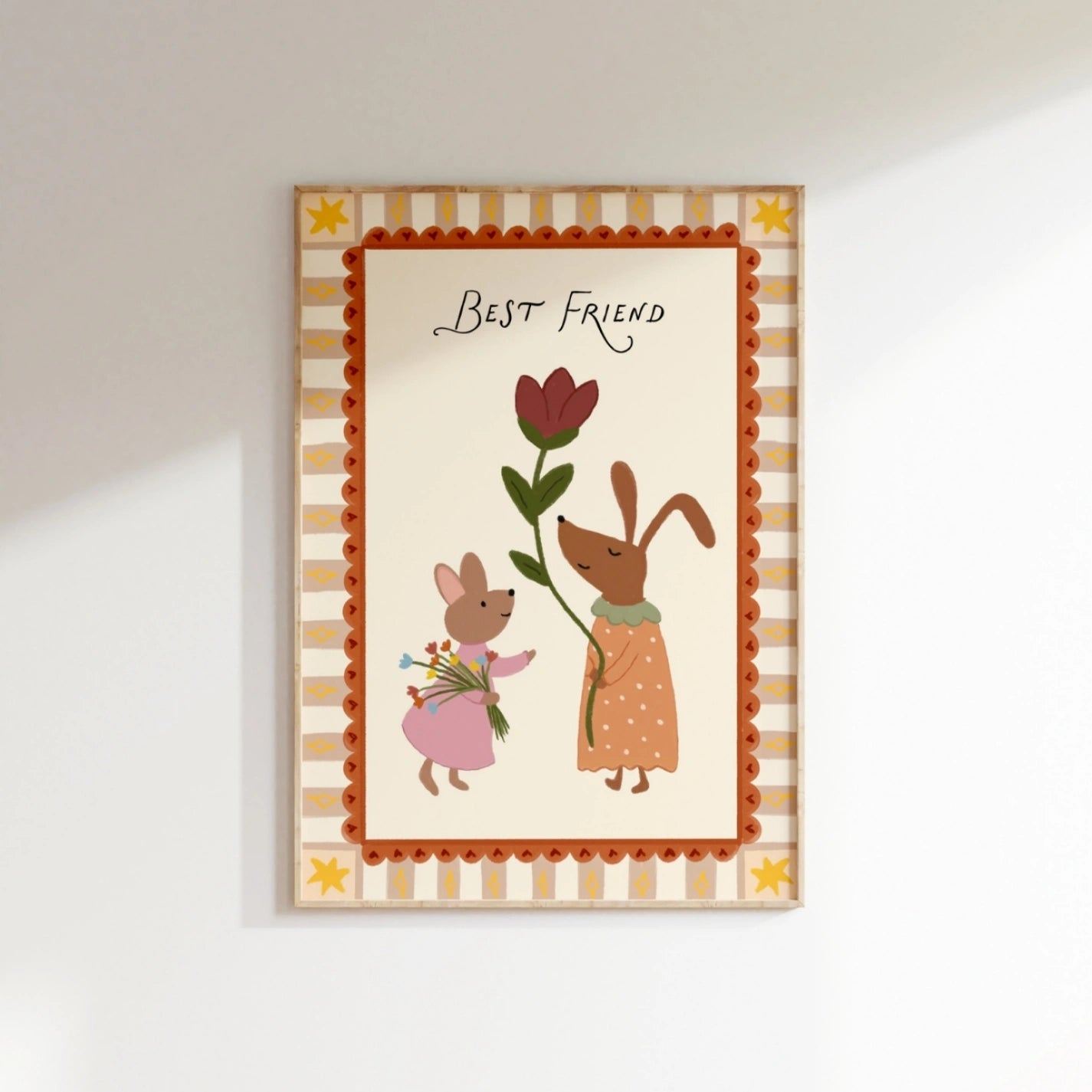 Animal Friendship Decor, Whimsical Kids Decor