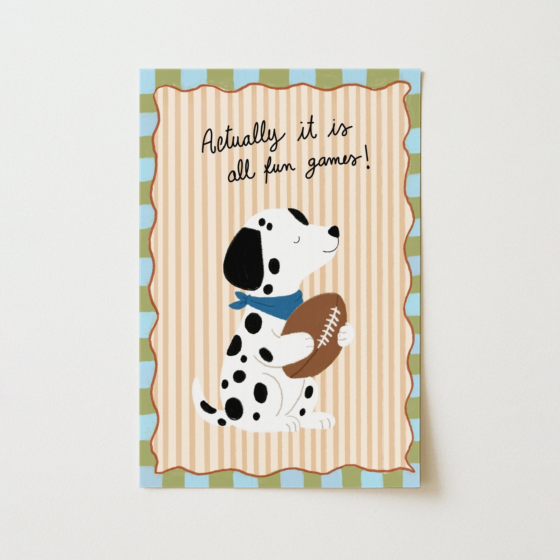 Whimsical Dalmatian Wall Art