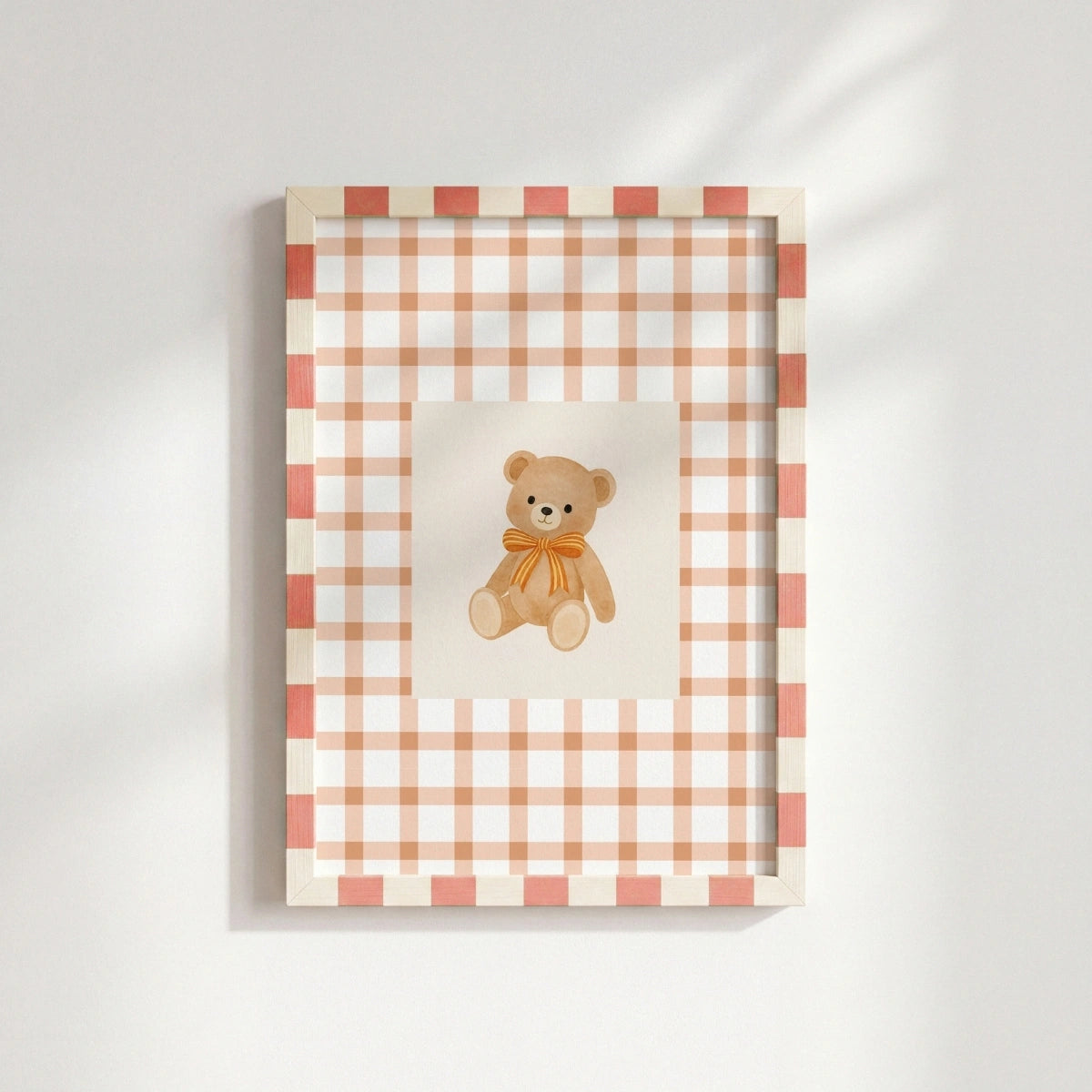 Impression ourson pour chambre d'enfant, décoration colorée pour enfants