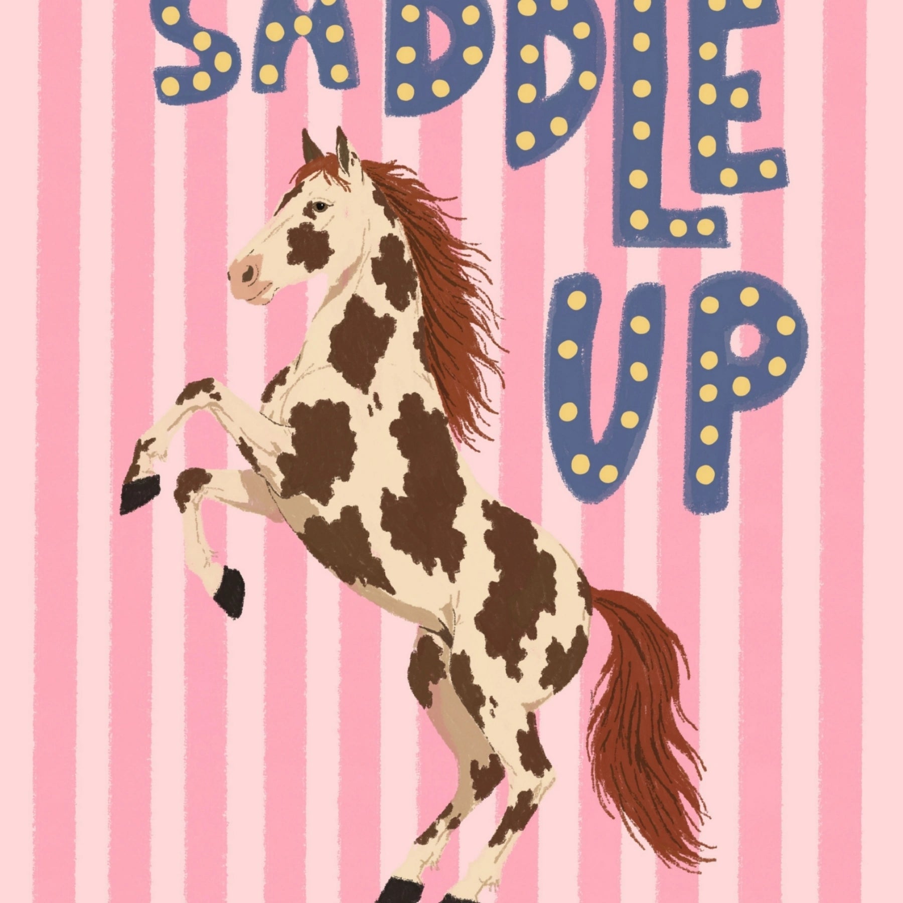 Saddle Up Horse Wall Art
