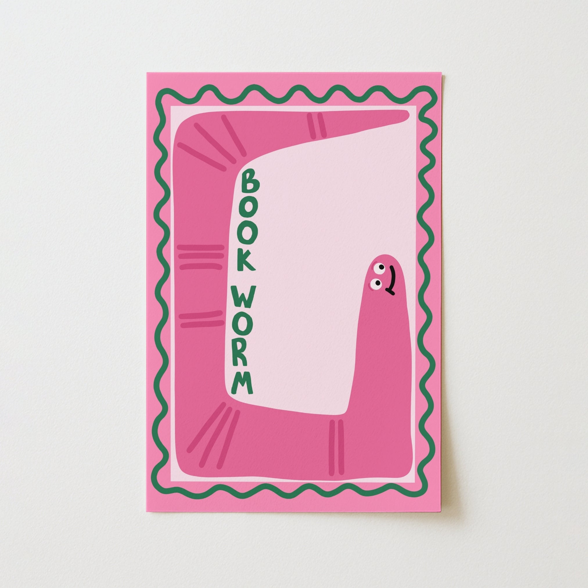 Bookworm - Funny Bookish Print