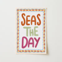 Trendy Coastal Quote Print, Coastal Wall Decor