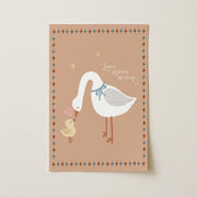Baby Duck & Goose Illustration – Nursery & kids wall art