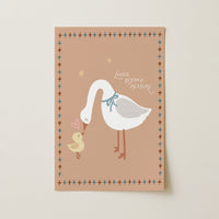 Baby Duck & Goose Illustration