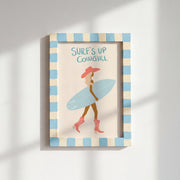 Surf’s Up Cowgirl – Coastal Wall Art