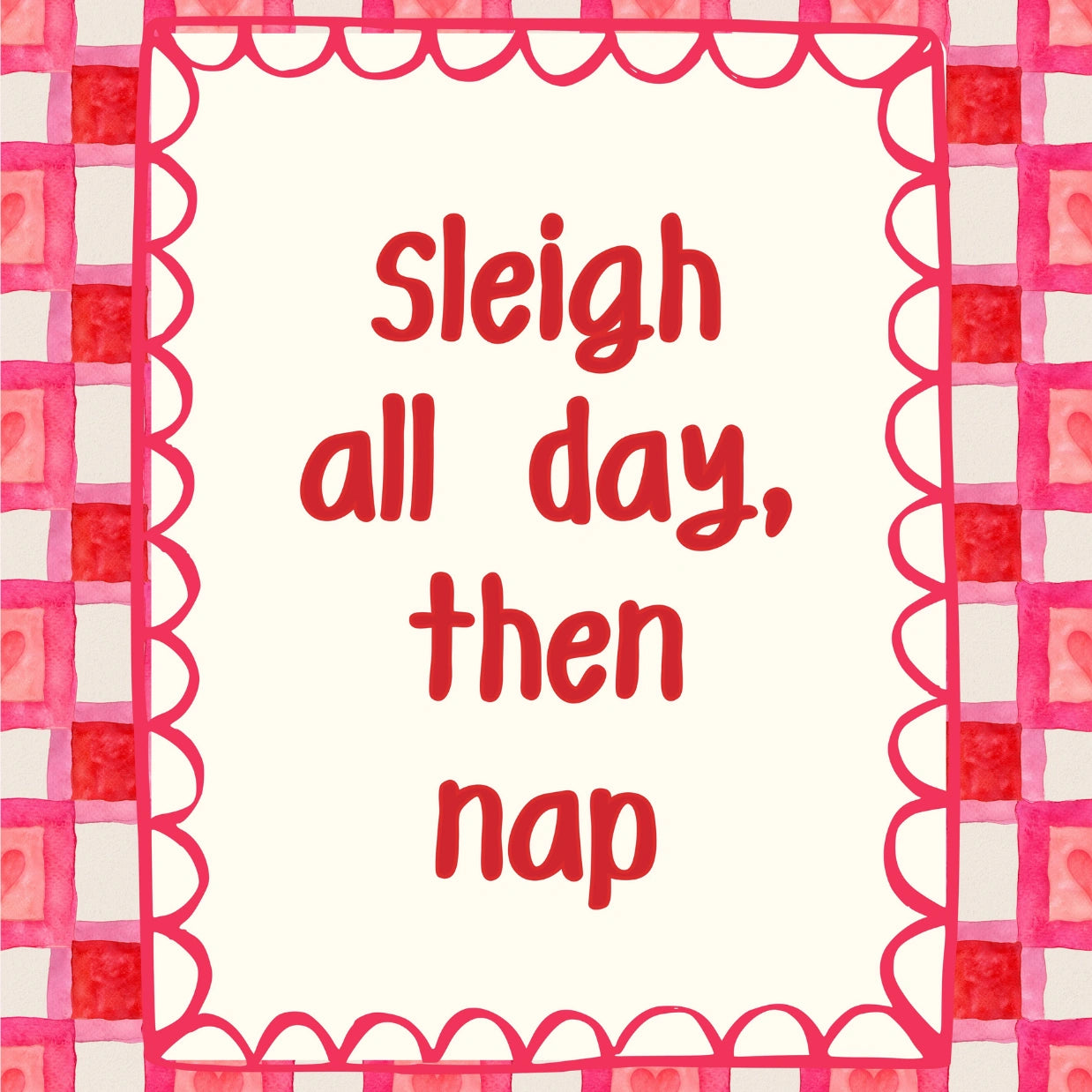 Retro Holiday Print