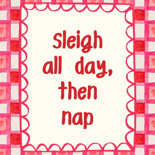 Retro Holiday Print