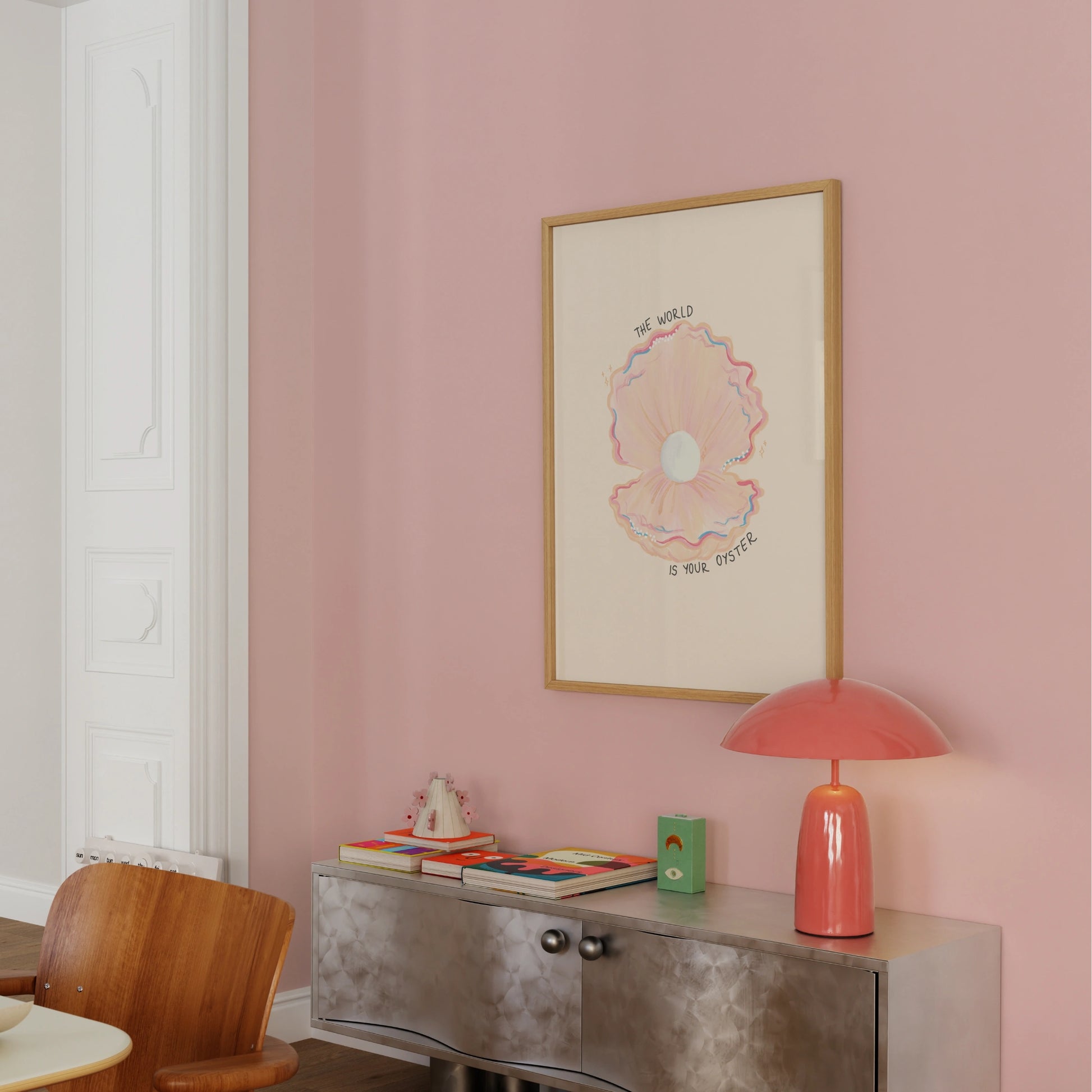 Affiche tendance d'été sur le thème de la côte