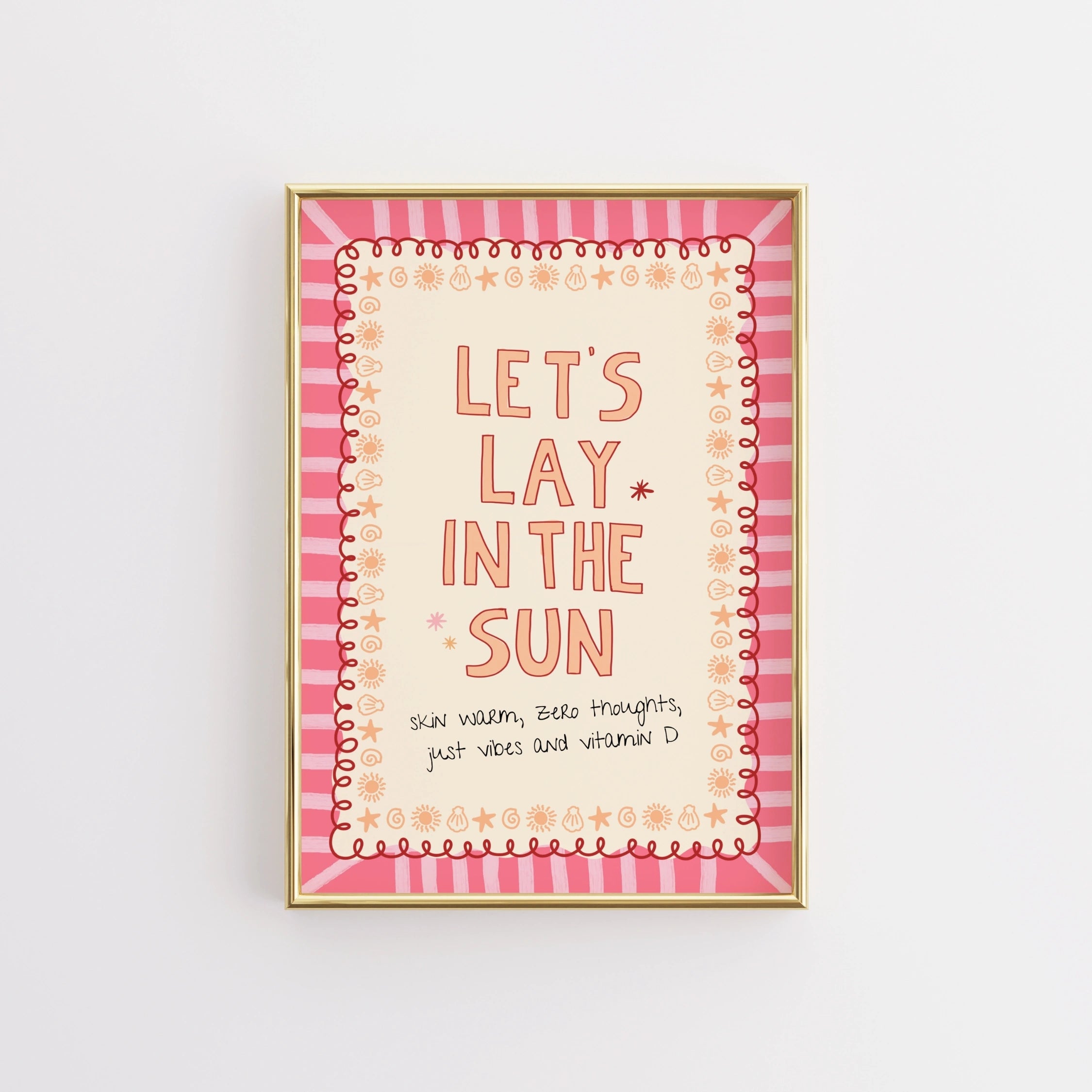 Affiche de citation d'été