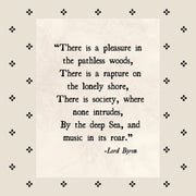 Lord Byron Quote – Bookish wall art