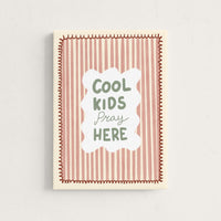 Cool Kids Pray Here Nursery Canvas Print