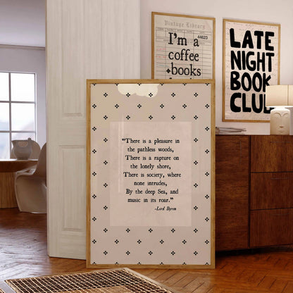 Lord Byron Quote Print – Literary Wall Art