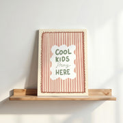 Cool Kids Pray Here – Nursery & Kids Canvas Wall Art