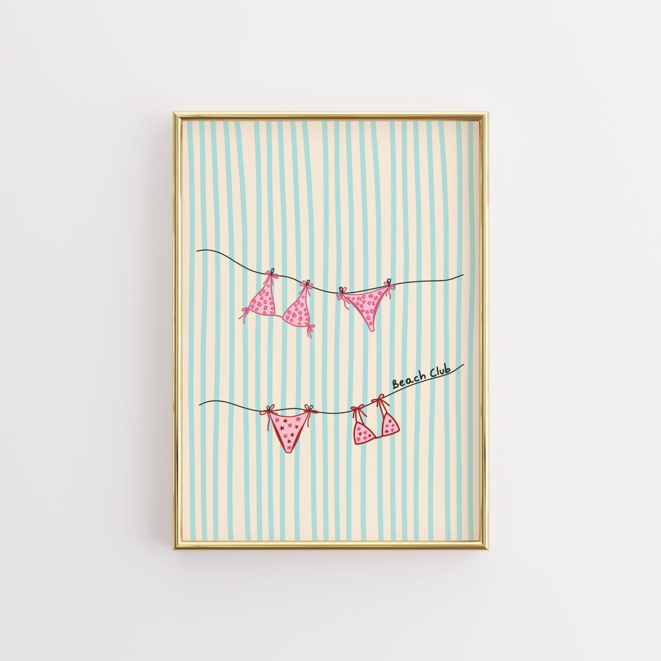 Affiche inspirée de la côte amalfitaine