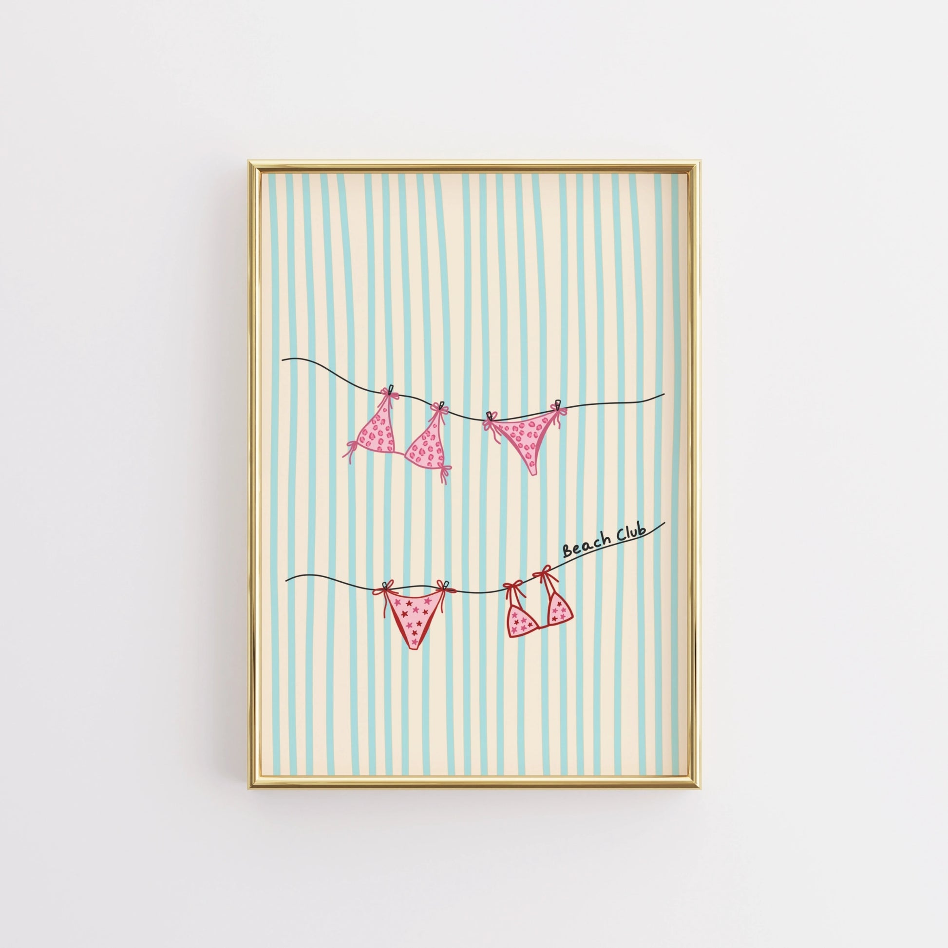 Affiche inspirée de la côte amalfitaine