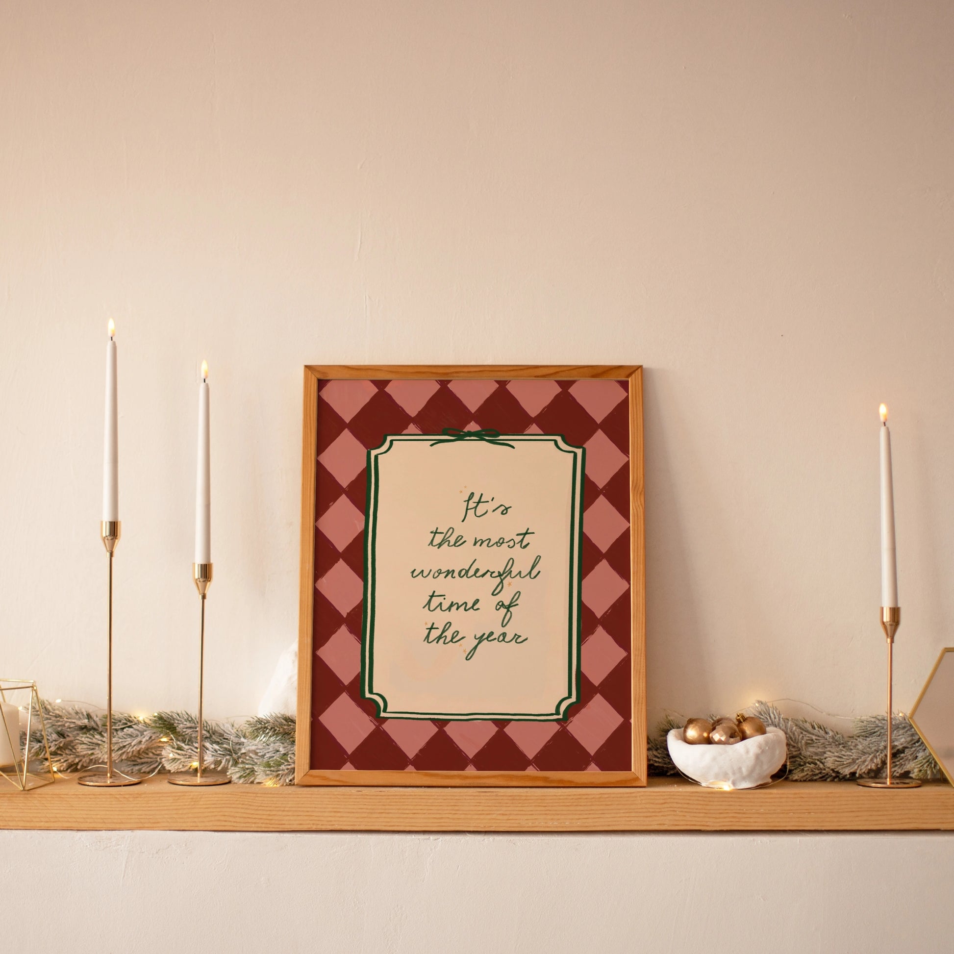 Decorazioni natalizie retrò