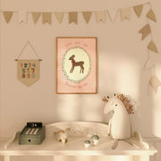 Vintage Deer – Póster infantil