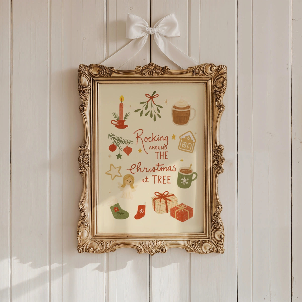 Rocking Around the Christmas Tree Print