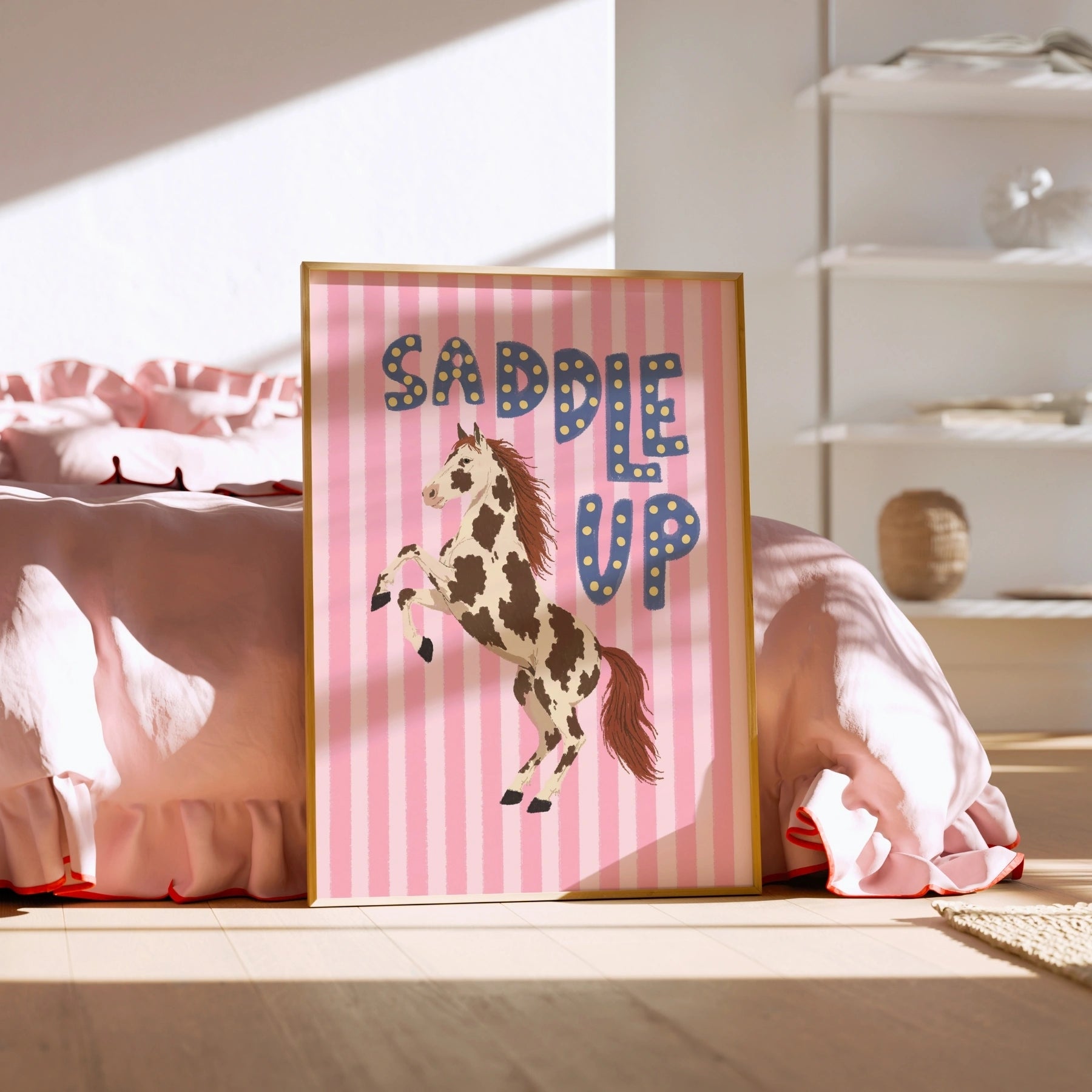 Saddle Up Horse Wall Art