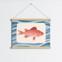 Retro Sea Life Poster