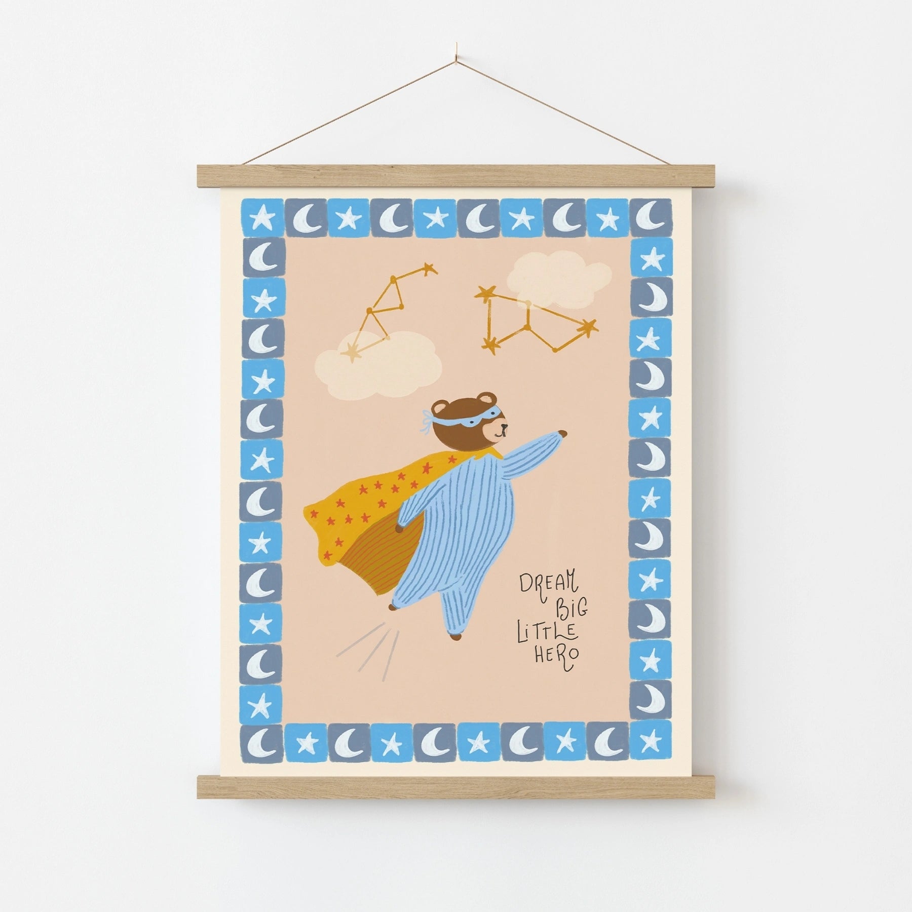 Stampa orso supereroe