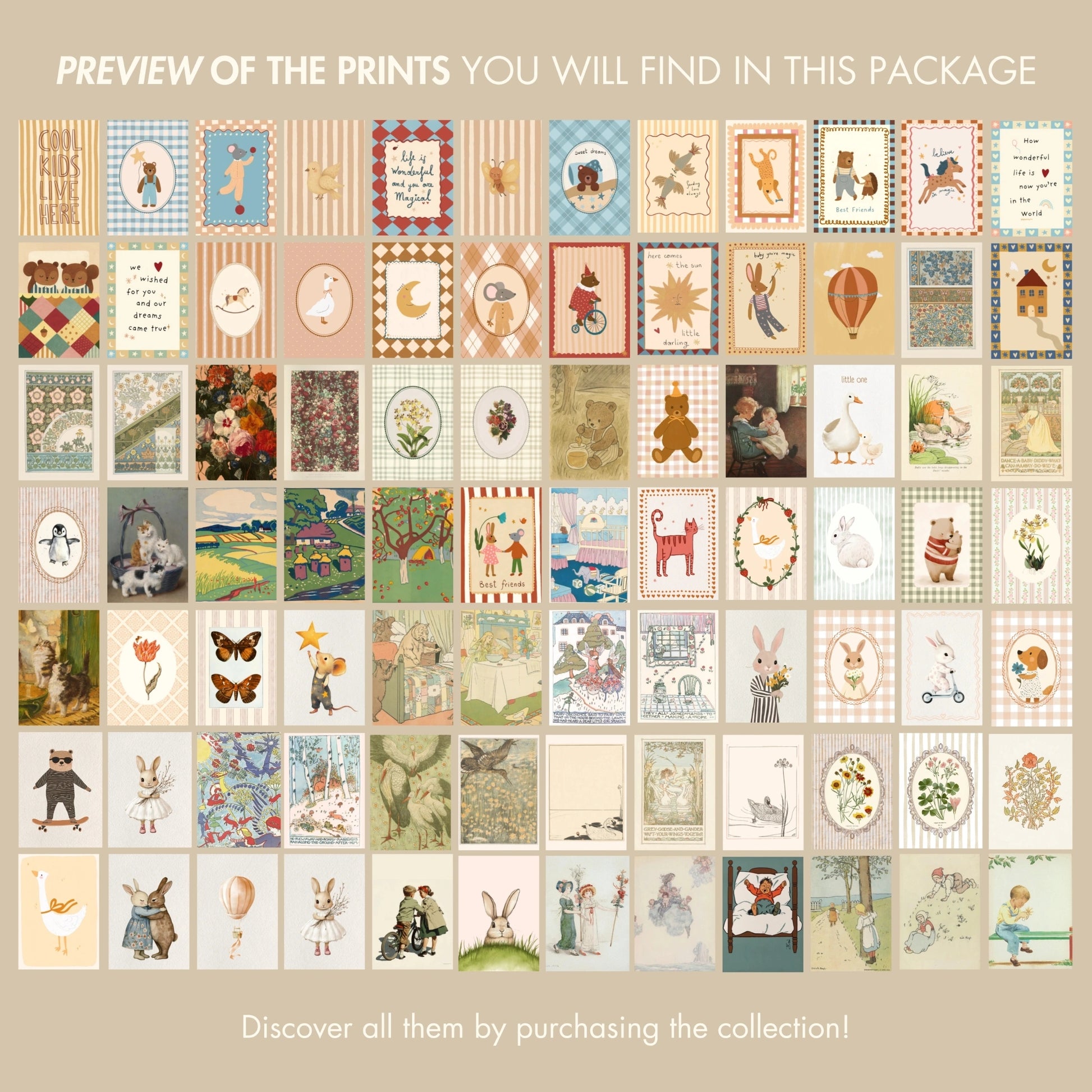 Handmade Nursery Collection Vol 2, over 500 prints