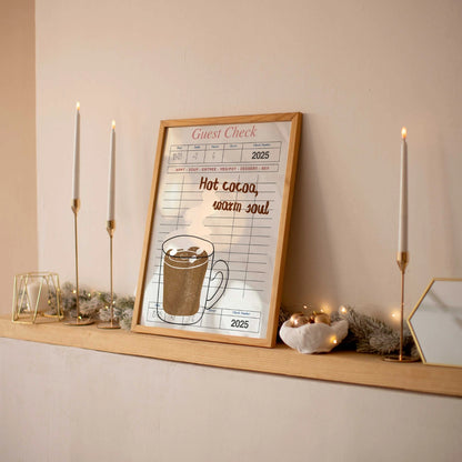 Hot Cocoa Warm Soul Poster