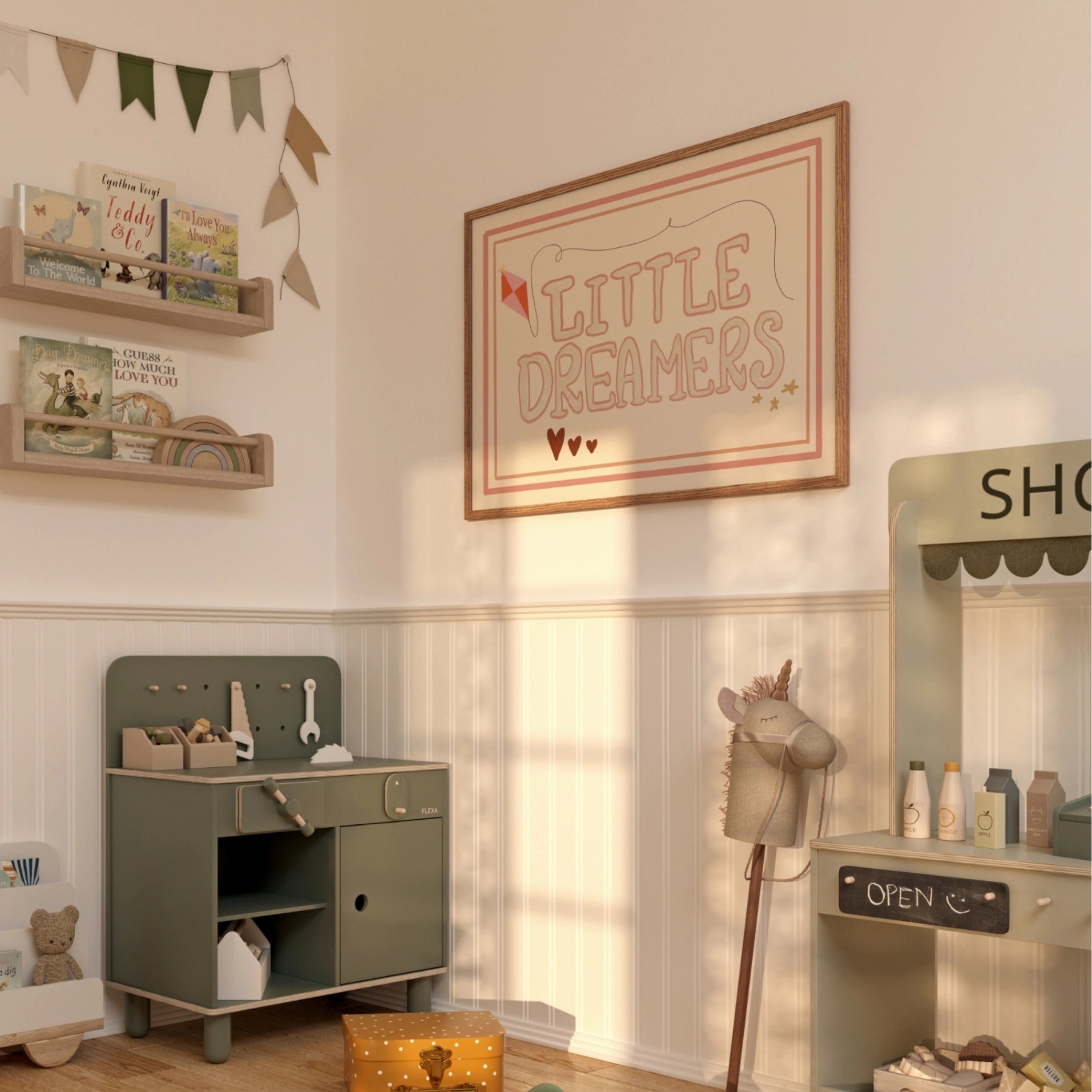 Décoration murale pour chambre d'enfant « Petits Rêveurs »