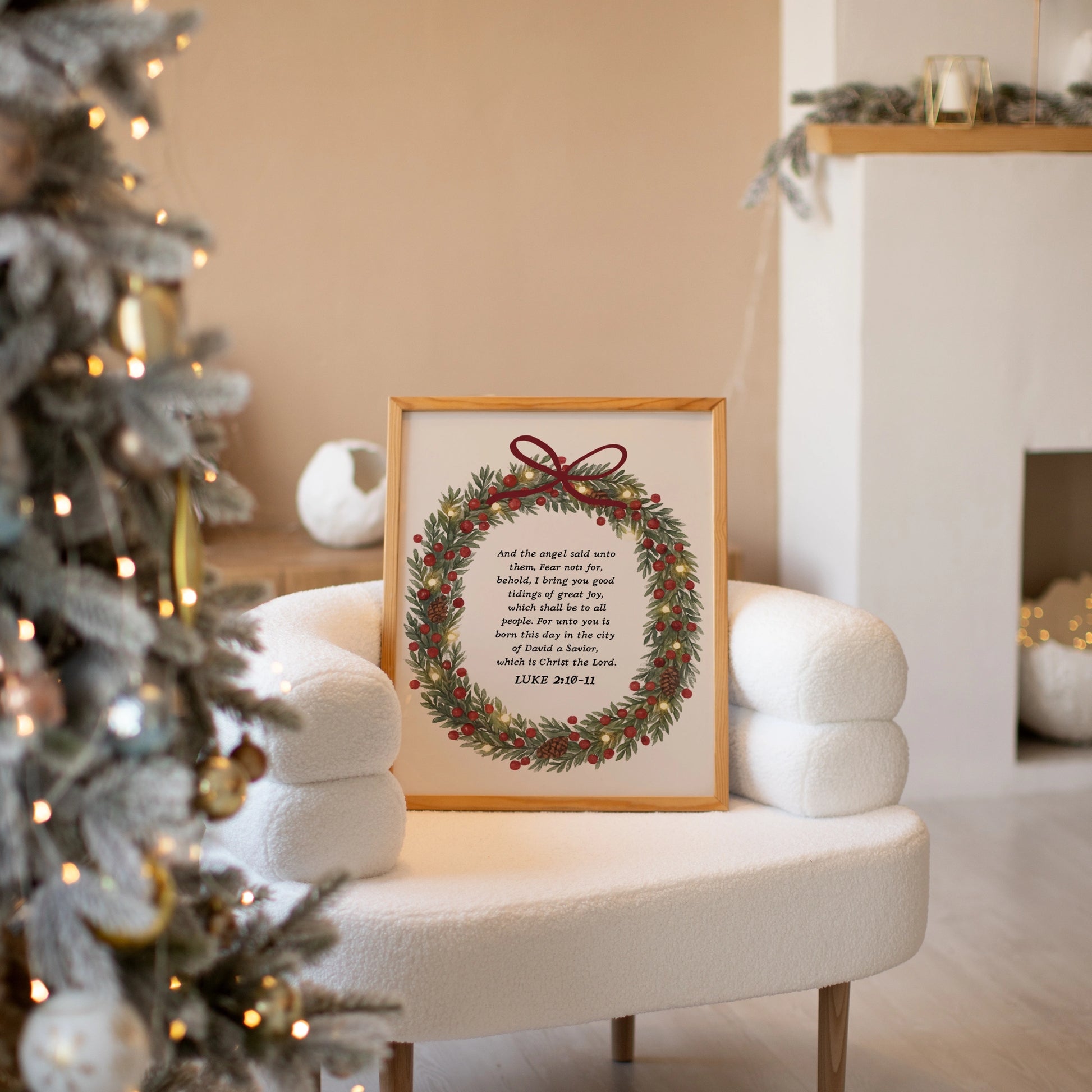 Stampa di Natale della fede