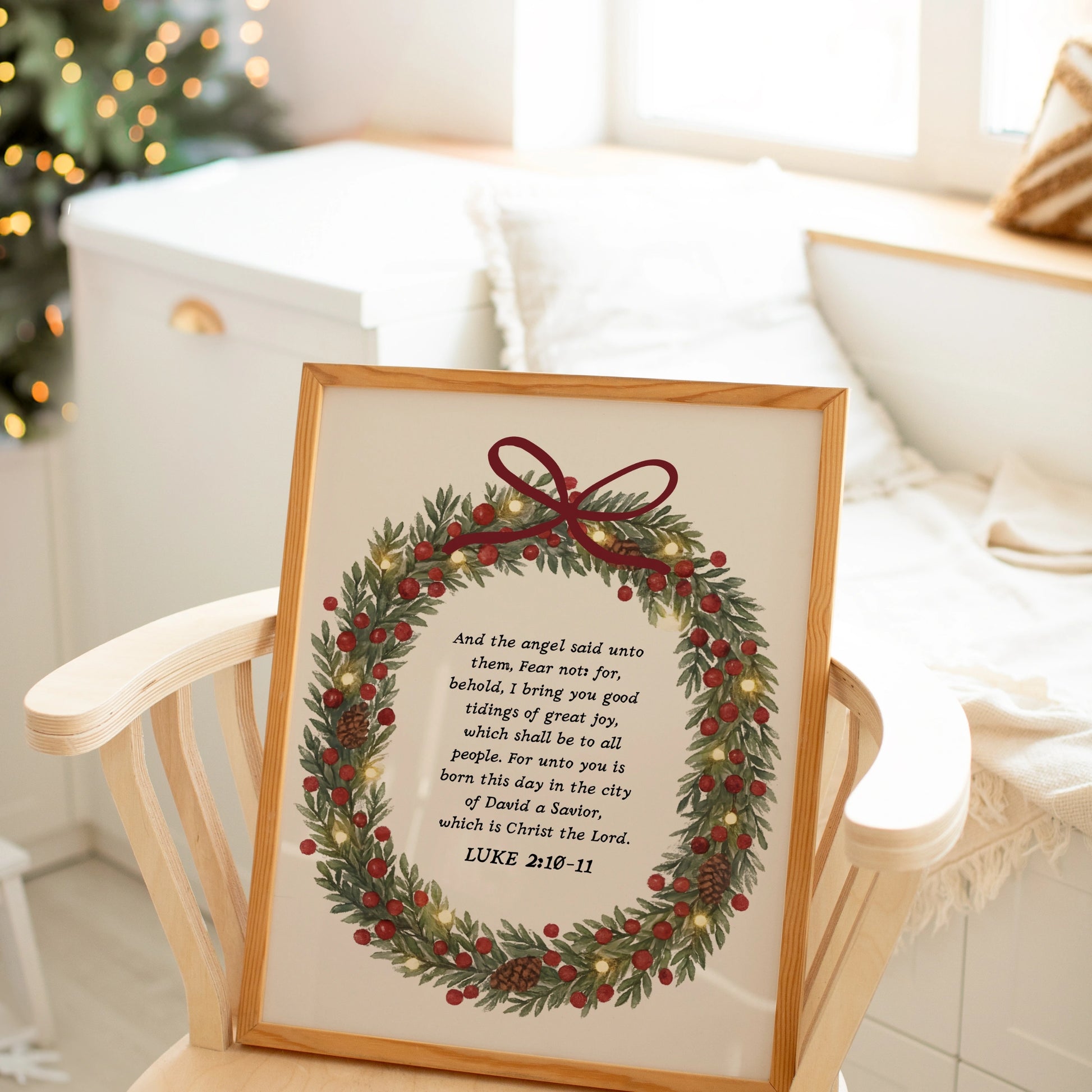 Stampa di Natale della fede