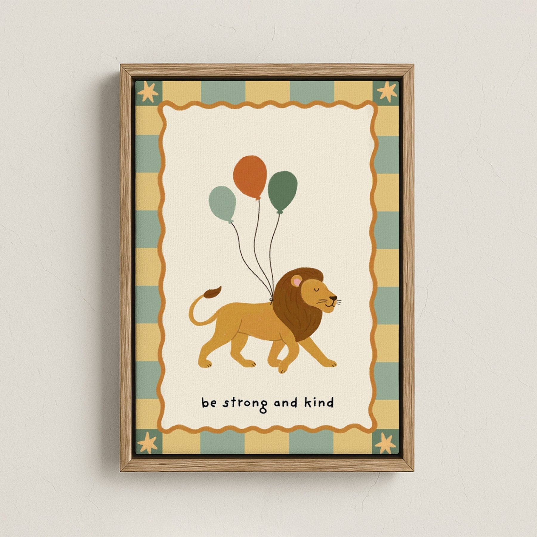Cute Nursery Animal – Nursery & Kids Canvas Wall Art
