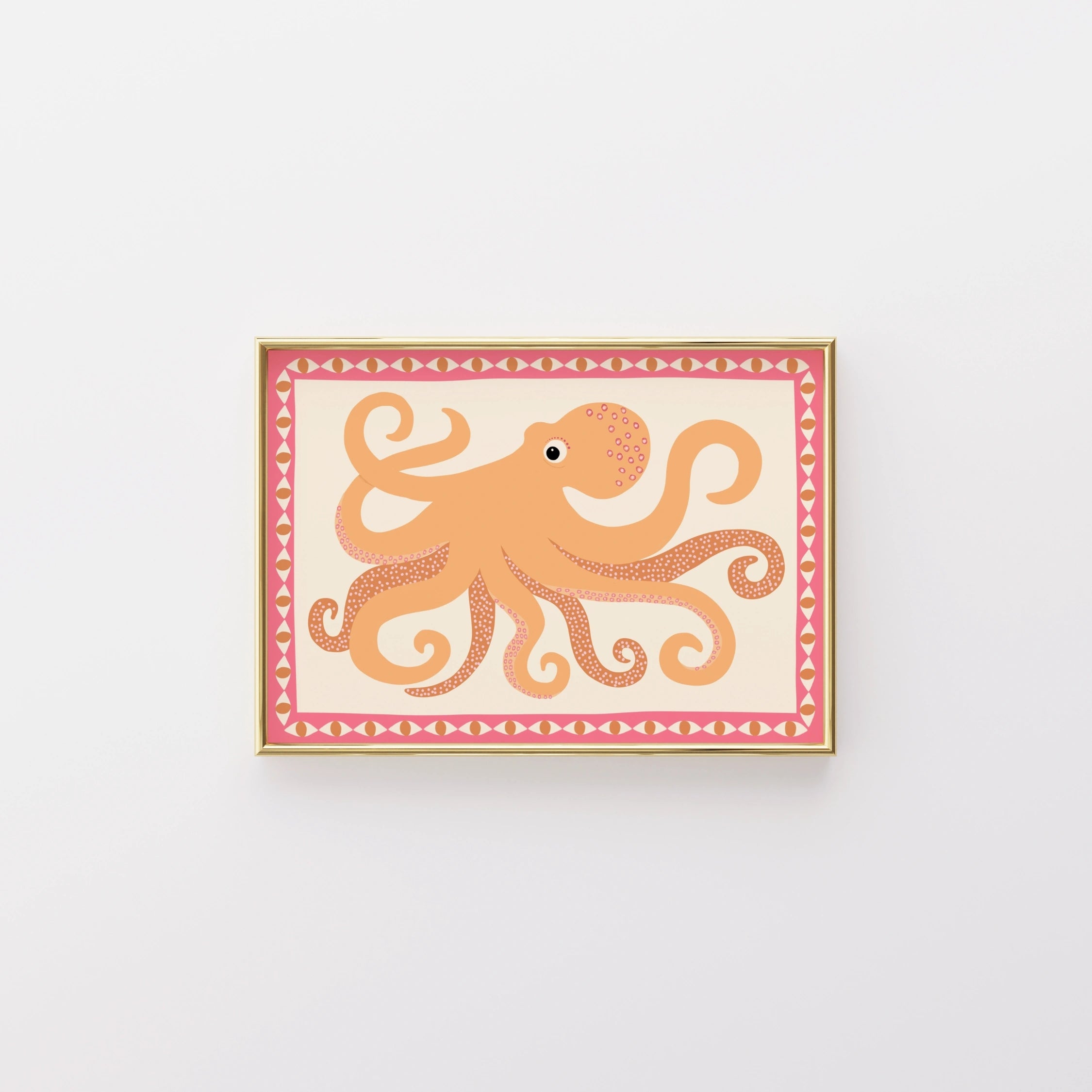 Décoration murale pieuvre