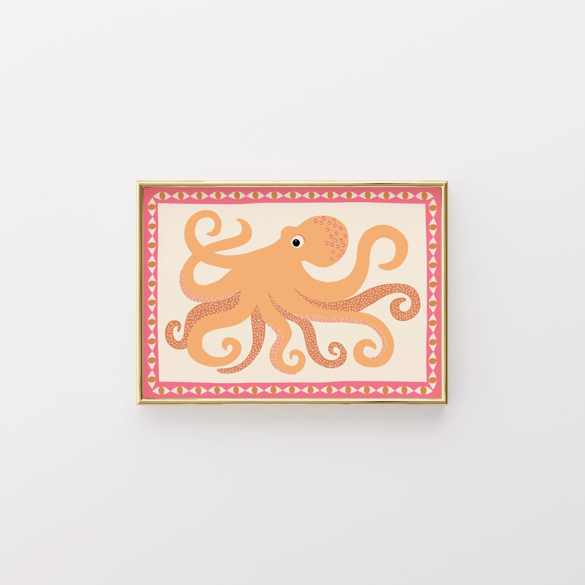 Décoration murale pieuvre