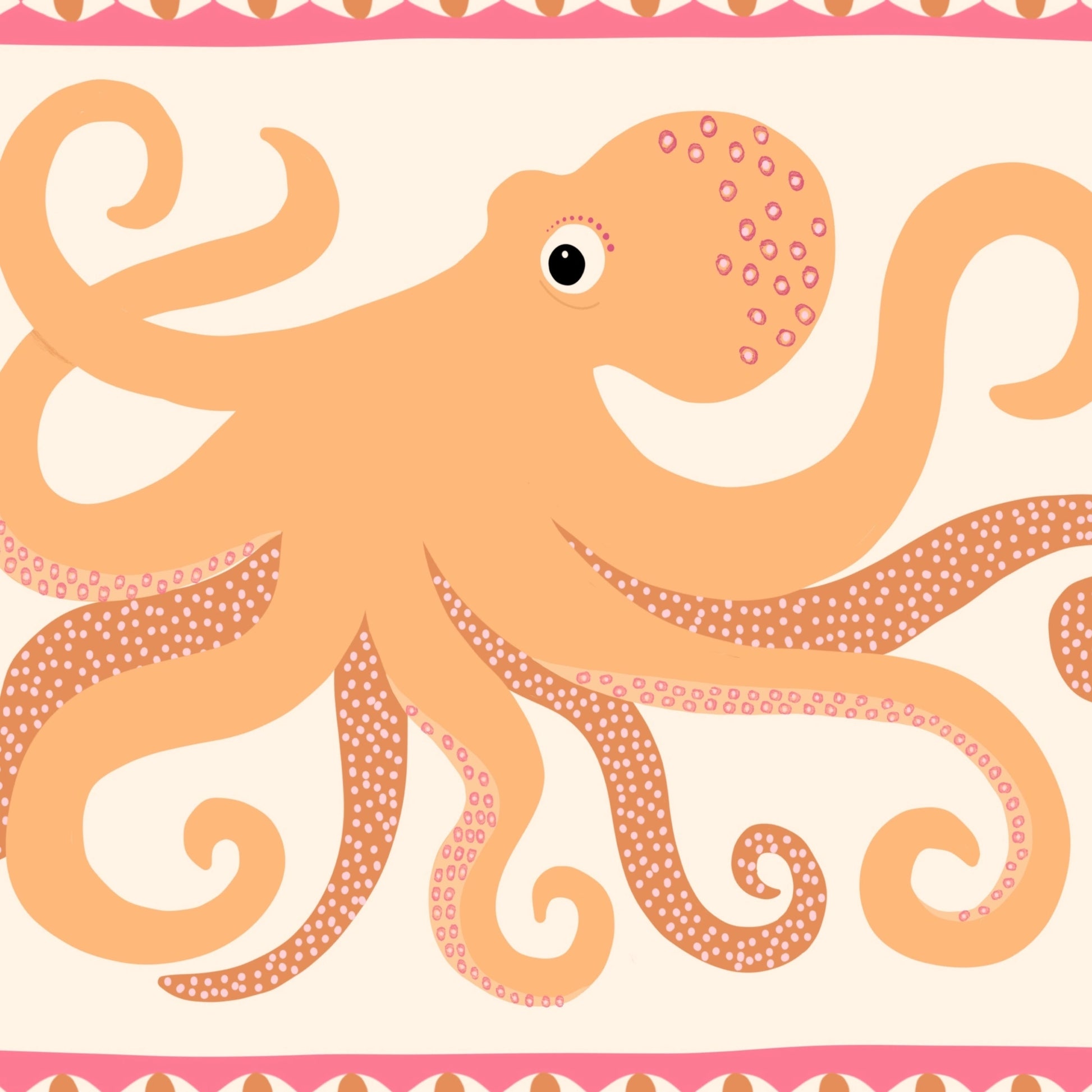 Décoration murale pieuvre