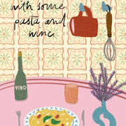 Cozy Dinner Scene – Kitchen Wall Art