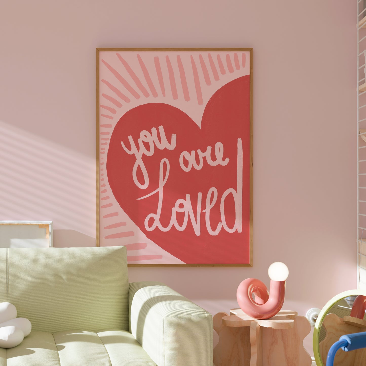 You Are Loved Wall Art – Christian Encouragement Print
